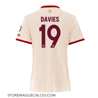 Bayern Munich Alphonso Davies #19 Maglia Gara Terza Repliche 2024-25 Donna